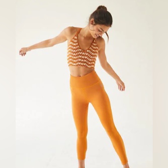 NWT free people free throw legging- toasted coconut - Picture 1 of 5